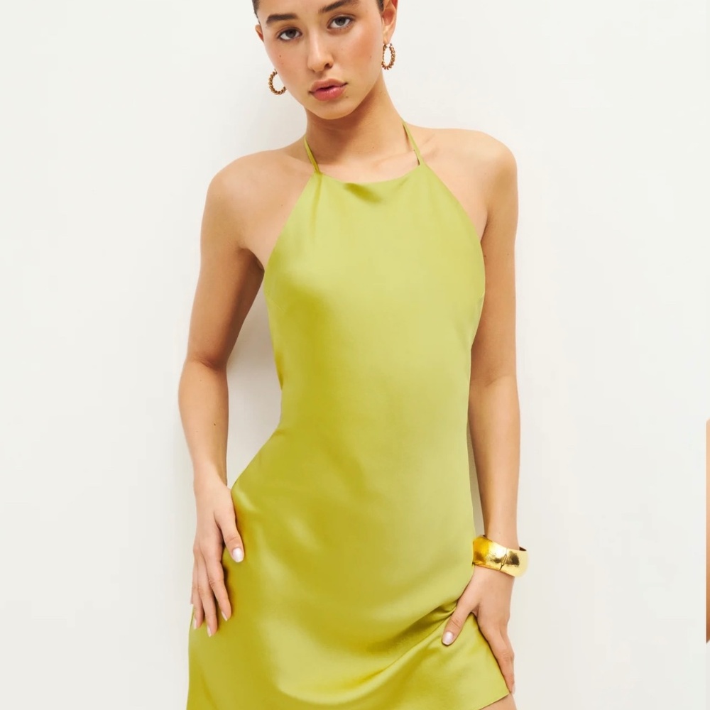 Reformation Jennis Silk Dress